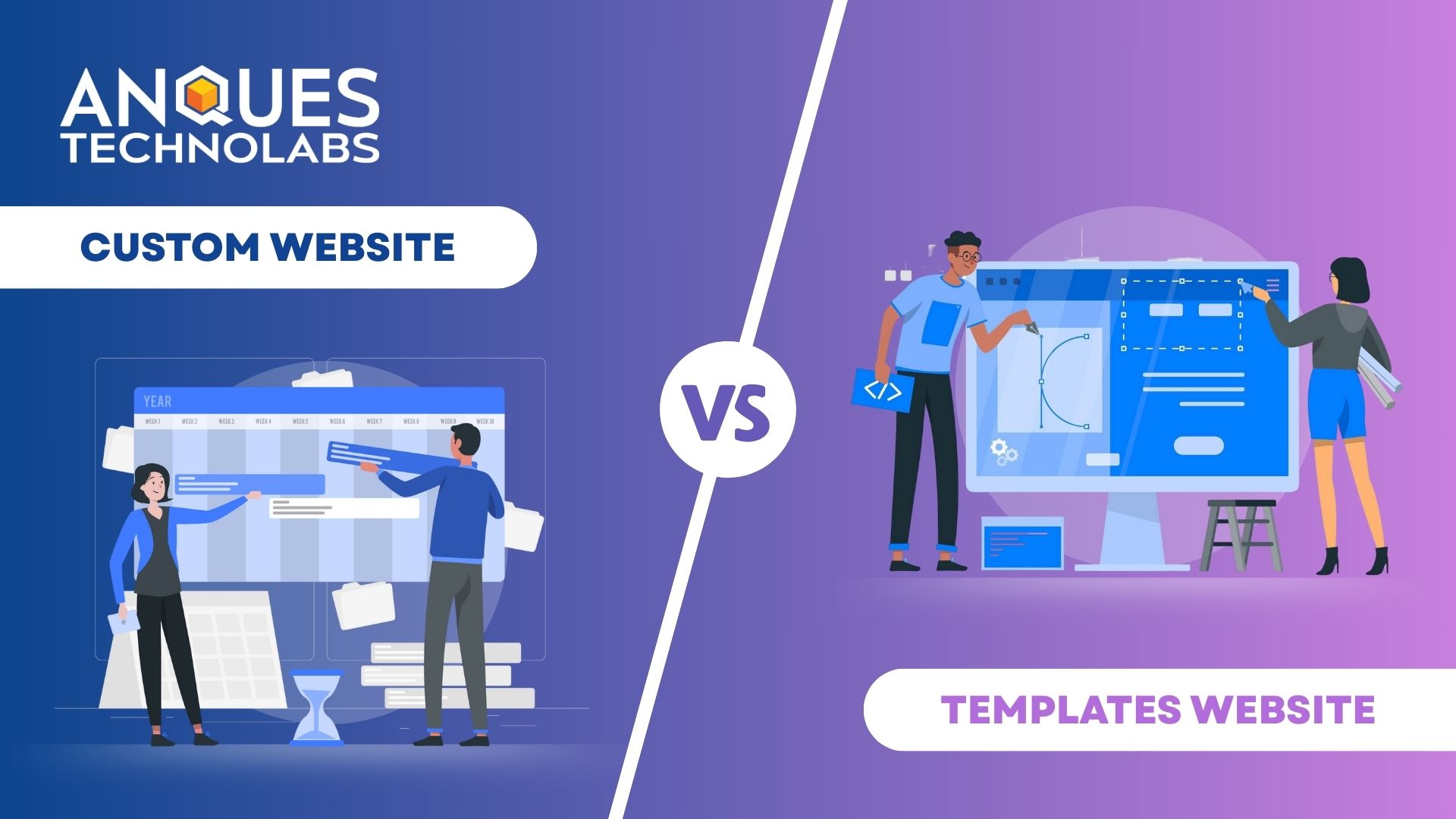 Custom vs. Template Websites – Which is the Right Choice for Your Business? cover image
