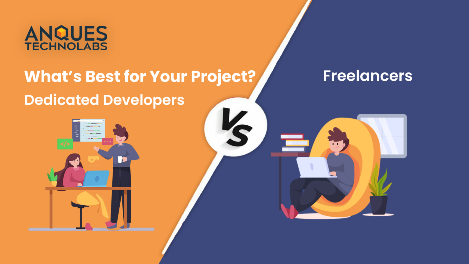 Dedicated Developers vs. Freelancers: What’s Best for Your Project? cover image