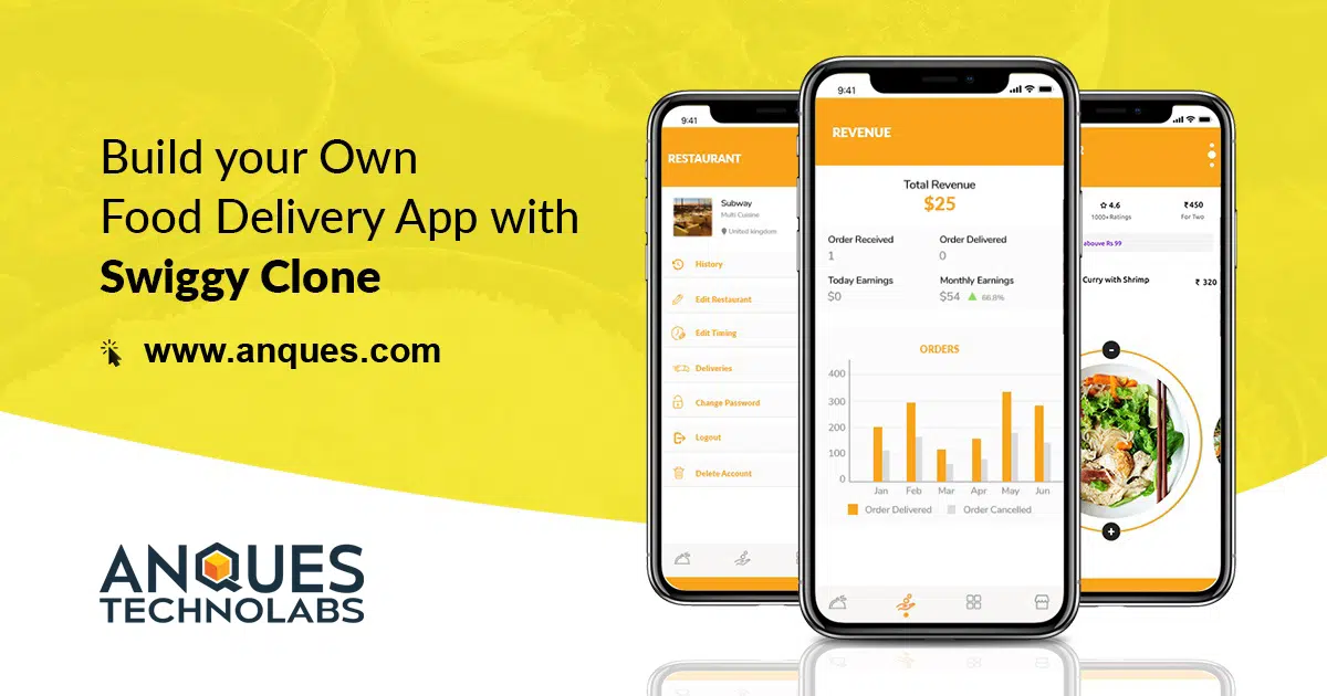 How to Start an App like Zomato, Swiggy, Uber Eats cover image